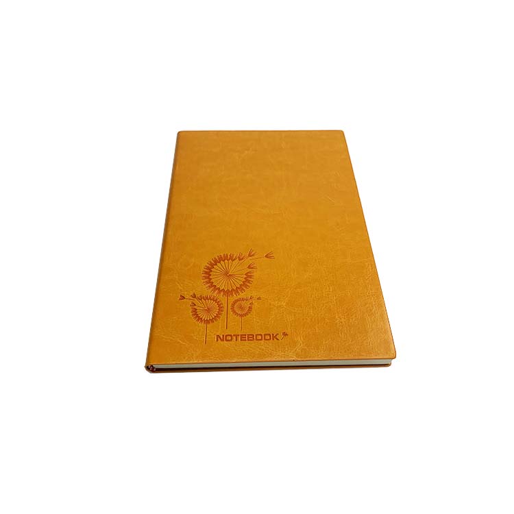 Bespoke soft and delicate printing design logo student exercise book pu notebook