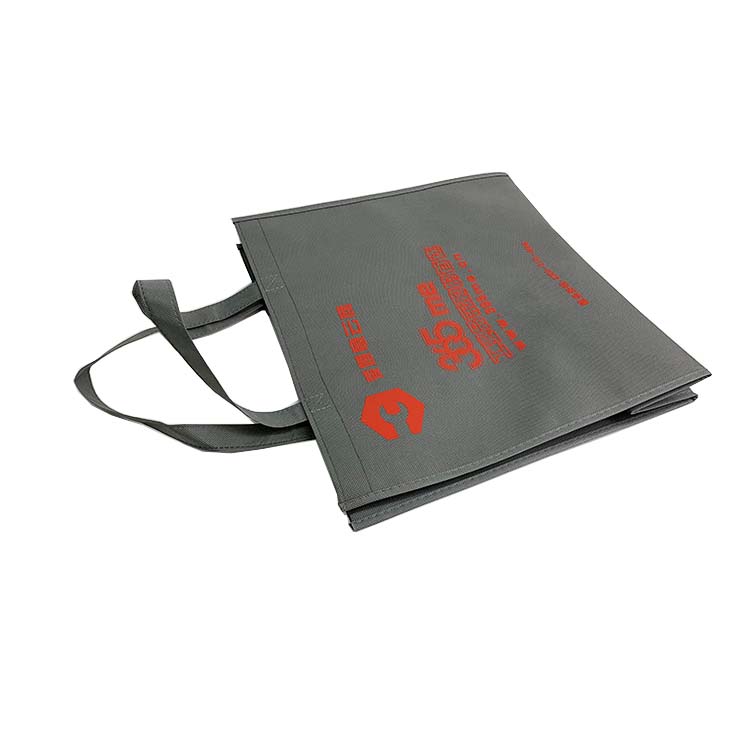 Custom Logo Printing Recycled Non Woven Folding Bag Into Pouch
