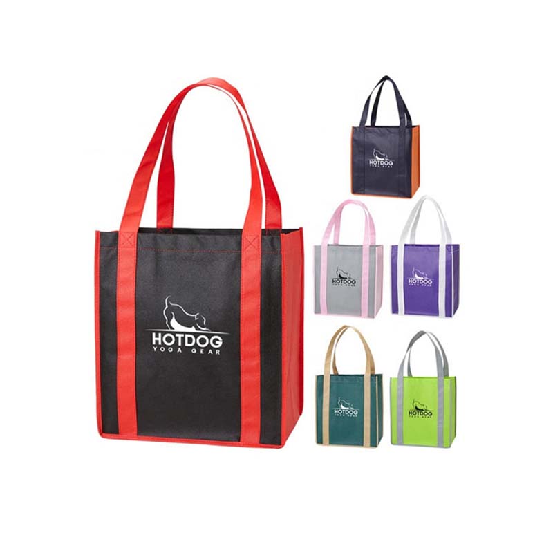 Wholesale Recycle Hand Bag Non Woven Bag Custom Colorful Tote Shopping Non Woven Carrier Bag
