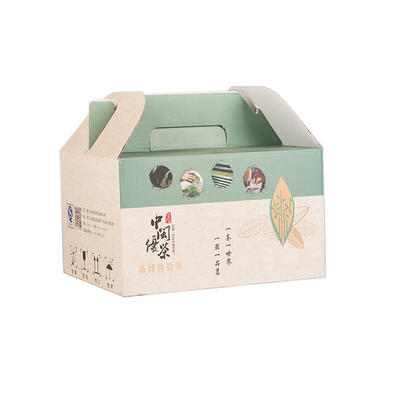 Custom Tab Lock Food Snacks Packaging Paperboard Corrugated Box