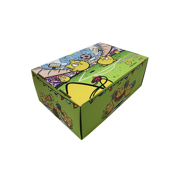 Customized Top Grade Football Race Pattern Rectangle Corrugated Box For Gift Packing