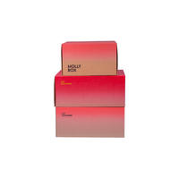 Custom Plum Color Gradient Pet Magic Packaging Shipping Corrugated Boxes