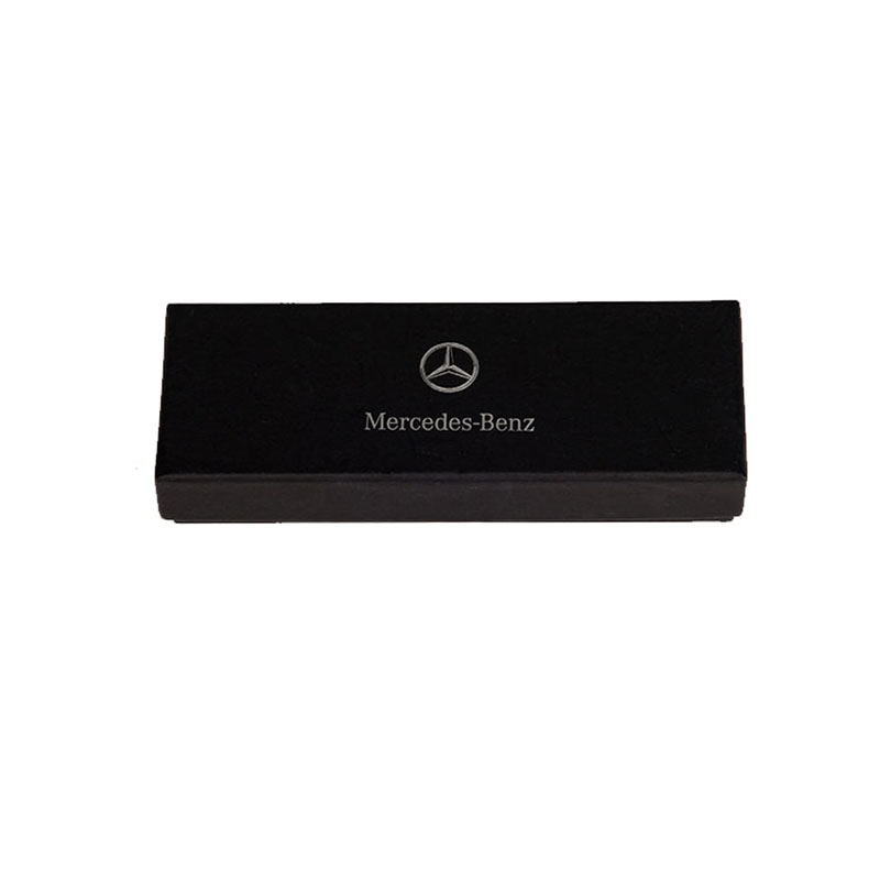 Customized black car key packaging paper gift box with foam insert