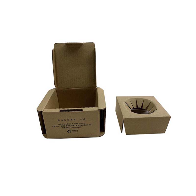 Custom tea cup packaging shipping corrugated paper box