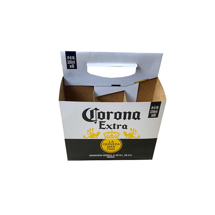 Wholesale custom logo beer paper packaging box cardboard box