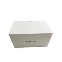Custom luxury type hard paperboard white paper packaging box