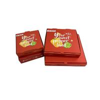 Custom cheap 3 plys pizza packaging shipping corrugated paper box