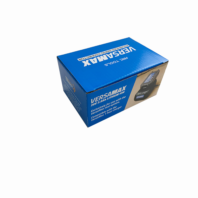 Custom glossy laminating e flute  car parts packaging corrugated paper box